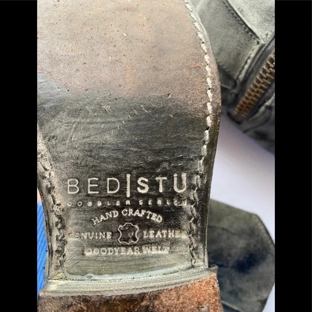 Bed Stu Cobbler Series Distressed Harness Boots - Picture 6 of 7